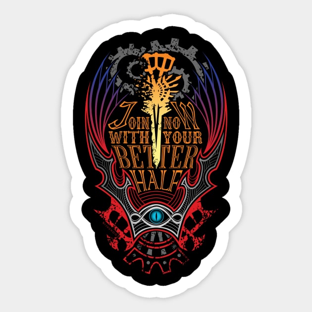 Vanitas' Ego Sticker by Nijuukoo